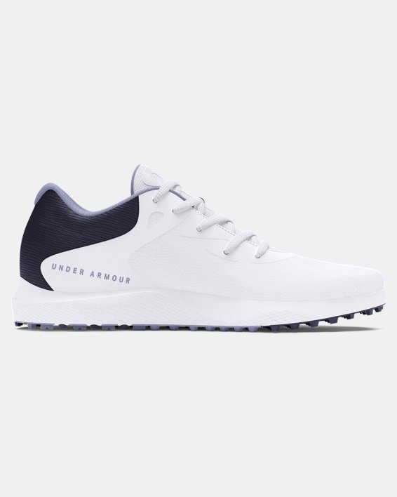 Women's UA Charged Breathe 2 Spikeless Golf Shoes, White, pdpMainDesktop image number 6